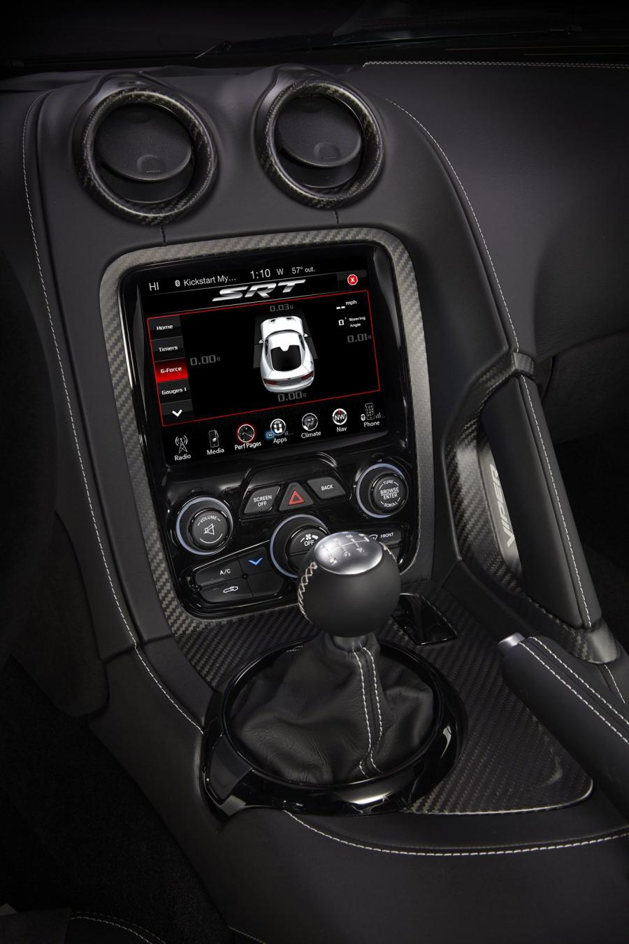 Детали интерьера Dodge Viper ACR (VX) 2015 года  (фото 74 из 91)